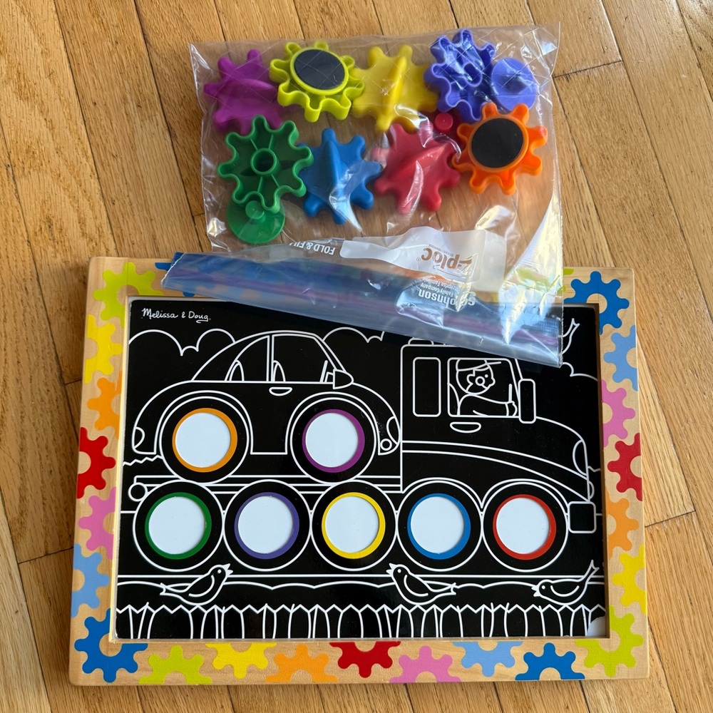 Melissa & Doug Magnetic Gear Toy
